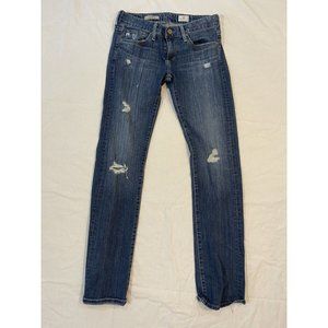 Adriano‎ Goldschmied The Tomboy Relaxed Straight Distressed Women 25R Jeans